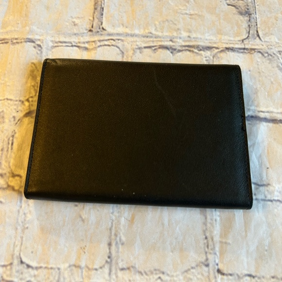 AMIE BLACK LEATHER TRIFOLD WITH KEY ATTACHMENT MENS WALLET - Picture 2 of 7